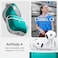 Spigen Ultra Hybrid designed for AirPods 4 case cover (2024) with carabiner - Classic C1 Bondi Blue
