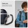 Spigen Ultra Hybrid designed for AirPods 4 case cover (2024) with carabiner - Classic C1 Graphite