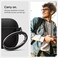 Spigen Urban Fit designed for AirPods 4 case cover (2024) 4th Gen Premium Fabric with Carabiner - Black