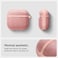 Spigen Urban Fit designed for AirPods 4 case cover (2024) 4th Gen Premium Fabric with Carabiner - Rose Gold