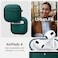 Spigen Urban Fit designed for AirPods 4 case cover (2024) 4th Gen Premium Fabric with Carabiner - Midnight Green