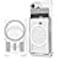 Spigen Ultra Hybrid (MagFit+) Dual Side Magnetic Wallet Card Holder [3 Cards] MagSafe Compatible with iPhone 16 Pro Max / 16 Pro / 16 Plus / 16 / iPhone 15/14/13/12 series - Crystal Clear