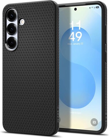 Spigen Liquid Air designed for Samsung Galaxy S25 case cover (2025) - Matte Black
