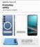 Spigen Ultra Hybrid S MagFit for Samsung Galaxy S25 case cover [MagSafe compatible] with Kickstand - Clear White
