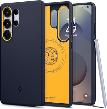 Spigen Nano Pop Mag for Samsung Galaxy S25 ULTRA case cover [MagSafe compatible] Military Grade - Blueberry Navy
