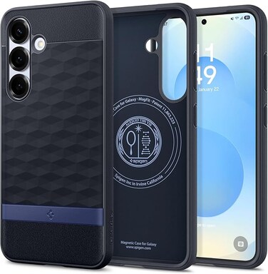 Spigen Parallax MagFit for Samsung Galaxy S25 PLUS case cover [MagSafe compatible] - Navy Violet
