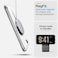 Spigen Ultra Hybrid MagFit designed for iPhone 17e (2026) / iPhone 16E case cover [MagSafe compatible] (2025) - Clear White