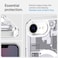 Spigen Ultra Hybrid MagFit designed for iPhone 17e (2026) / iPhone 16E case cover [MagSafe compatible] (2025) - Zero One White