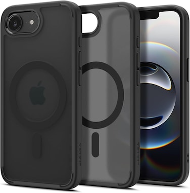 Spigen Ultra Hybrid MagFit designed for iPhone 17e (2026) / iPhone 16E case cover [MagSafe compatible] (2025) - Frost Black