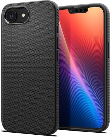 Spigen Liquid Air designed for iPhone 16e case cover (2025) - Matte Black