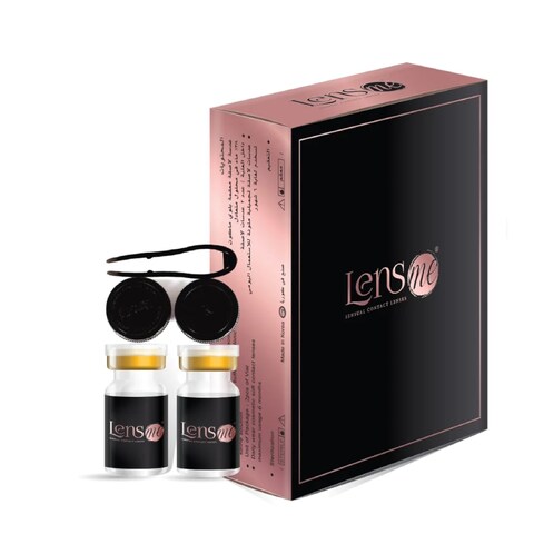 LensMe La Bella, 6 Months Disposable Contact Lenses, Colored Contact Lenses, Cosmetic Contact Lenses, Brown Contact Lenses, Size 0.00