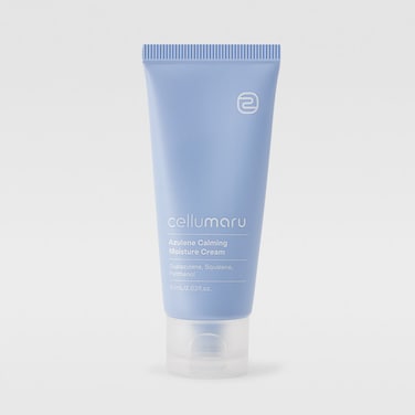 Azulene Calming Moisture Cream 60ml  10-Type HA Soothing Moisturizer  Cellumaru