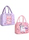 YWhalep 2 Packs Kids Lunch Bag for Girls Boys, School Reusable Lunch Bag Box for Kids, Insulated Lunch Tote Bag with Durable Handle for Children Travel Picnic