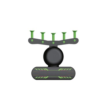 Floating Target Shooting Game Set, 5 Digital Targets, LED, USB Charging, Score Display &ndash; Green/Black