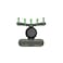 Floating Target Shooting Game Set, 5 Digital Targets, LED, USB Charging, Score Display &ndash; Green/Black
