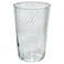 Tall Slim Tumbler Glass, Smooth Outside/Textured Inside, Clear, 40 cl