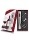Electric Wine Opener Set with Foil Cutter Wine Stopper and Pourer Rechargeable Automatic Corkscrew with LED Light Display for Easy Opening and Serving