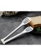 Steel Tongs Set, Uncharged Sturdy Food Serving Clips, for Bread, BBQ, Salad, Home &amp; Restaurant Kitchen Utensils