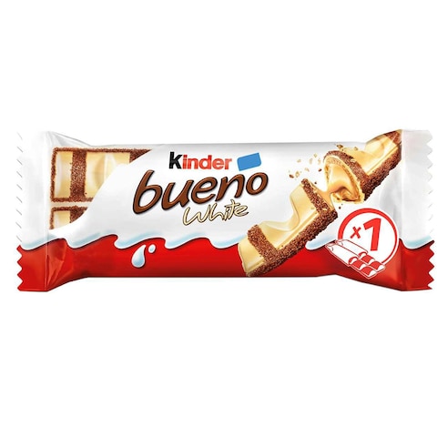 Kinder Bueno White Chocolate Bar 2 Bars 39g