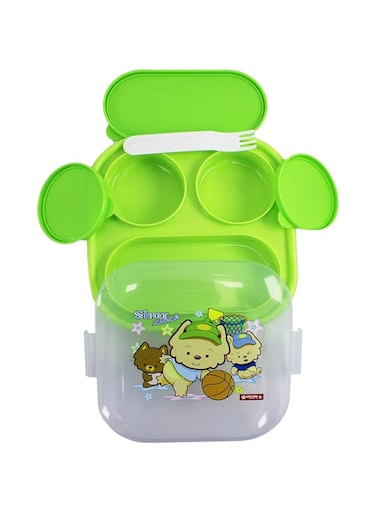 Mario Lunch Box Insulated Leak Proof Lunch Container for Kids Durable Easy to Clean Lunch Carrier with Fun Mario Design Perfect for School Travel and Picnics (Green)