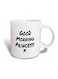 3D Painted Coffee Mug White/Black