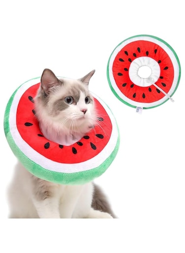 Adjustable Cat Recovery Collar, Cute Cat Collar, Cat Cones After Surgery for Kittens, Cat Cones After Surgery for Kittens (Large)