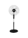 Pedestal Stand Fan Adjustable Height 3 Speed 5 Leaf Blade Fan, Suit for Home &amp; Office, Black 120CM（45W） (Standard fan)