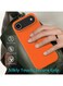 Mobcos iPhone 17 Air Orange Elite Logo Premium Silicone Magnetic Wireless Charging Case for iPhone   Silky Soft Touch   Military-Grade Shockproof Protection   Strong Magnetic Compatibility   Luxury Slim Cover