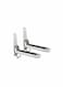 304 Stainless Steel Microwave Oven Wall Mount Stand Holder Shelf Rack with Removable Hook
