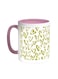 Hearts Printed Coffee Mug Pink/White