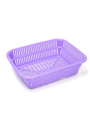 Storage Basket Plastic Container with Airflow Design Set Of 1 - Expo 39.3 x 31.5 x 10.7 cm