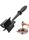 sddjqy Upgrade Meat Chopper, Heat Resistant Meat Masher for Hamburger Meat, Ground Beef Smasher, Nylon Hamburger Chopper Utensil, Ground Meat Chopper, Non Stick Mix Chopper, Mix and Chop, 2pcs black