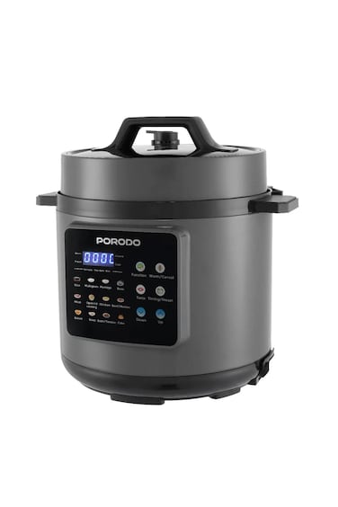 Lifestyle 6L Electric Pressure Cooker 1300W with LED Display &amp; 12 Preset Programs