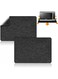 TERRIFI Heat Resistant Mat for Air Fryer, 2PCS Heat Resistant Pad Countertop Protector Mat with Sliding Function, Coffee Maker Mat for Air Fryer, Blender, Oven Micro Wave Oven, Toaster (12x17 In)