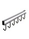Kitchen Storage Rack Cupboard Shelf Hanging Hook Wardrobe Organizer Holder