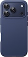 Liquid Silicone Case for iPhone 17 Pro Max 6.9-Inch, Silky Soft Touch Full-Body Protection, Anti-Scratch Shockproof Phone Cover with Microfiber Lining (Dark Blue)