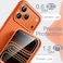 Liquid Silicone Case for iPhone 17 Pro Max 6.9-Inch, Silky Soft Touch Full-Body Protection, Anti-Scratch Shockproof Phone Cover with Microfiber Lining (Orange)