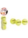Camon Tennis Ball with Sound 2-Pieces, 7.5 cm Diameter, Yellow