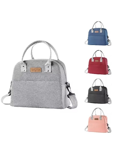 Insulated Waterproof Lunch Bag Thermal Reusable Lunch Bag For Office Work School College Travel Picnic Small Cooler Tote Bag for Men Women Boys Girls Indoor Outdoor