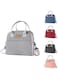 Insulated Waterproof Lunch Bag Thermal Reusable Lunch Bag For Office Work School College Travel Picnic Small Cooler Tote Bag for Men Women Boys Girls Indoor Outdoor
