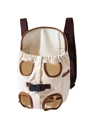 Cat Backpack Carrier, Adjustable Pet Front Cat Dog Carrier Backpack Travel Bag, Legs Out Easy-Fit Dog Travel Backpack Carrier for Hiking Camping Cyclings for 8-11lbs Small Medium Dogs Cats Rabbit