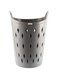 Cleany Genie Plastic Laundry Basket, Multi-Purpose Laundry Bin with a Slit Break Resistant, Light Weight, Durable and Stylish Construction Large Space Perfect for Storage, Grey, 60 Liter