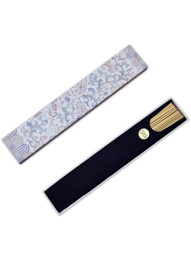 CITTA Premium Natural Agarwood Incense Sticks - 1.4mm/210mm, 50g - Handcrafted with Vietnam Agarwood, Pure Sticky Powder - Chemical-Free, Sweet &amp; Soft Fragrance