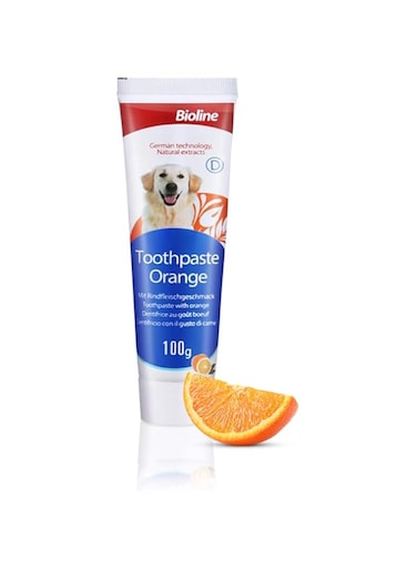Bioline Tooth Paste Orange Flavour 100G, Multicolor
