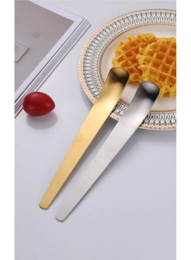 Pack Stainless Steel Spoons Long Handle Ice Cream Spoon Cake Dessert Spoon