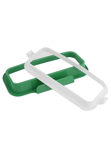 Trash Bag Holder Green/White