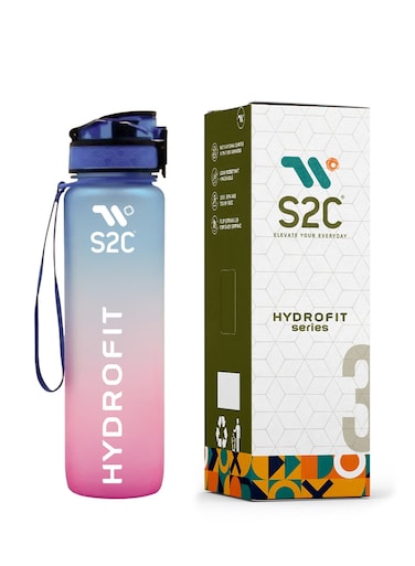 Water Bottles 1L with Times to Drink and Straw, Motivational Water Bottle for kids Leakproof Drinking Sports Water Bottle for Fitness, Gym &amp; Outdoor