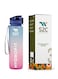 Water Bottles 1L with Times to Drink and Straw, Motivational Water Bottle for kids Leakproof Drinking Sports Water Bottle for Fitness, Gym &amp; Outdoor