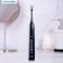 ORACURA&reg; Sonic Plus Electric Rechargeable Toothbrush SB300 (Black), 48,000 strokes/min, 3 Modes, 2 Brush Heads (Cleaning &amp; Sensitive) &amp; Rechargeable lasts upto 2 months (Black)