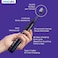 ORACURA&reg; Sonic Plus Electric Rechargeable Toothbrush SB300 (Black), 48,000 strokes/min, 3 Modes, 2 Brush Heads (Cleaning &amp; Sensitive) &amp; Rechargeable lasts upto 2 months (Black)